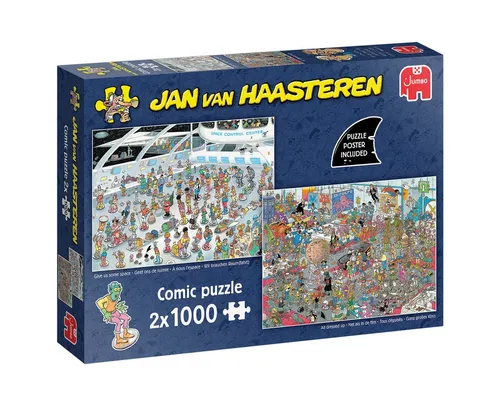 Jan van Haasteren Give us some space & All dressed up (2x1000)