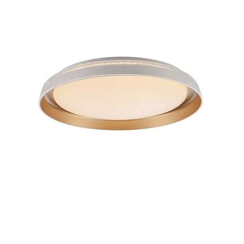 SellTec LED Deckenlampe rund 43cm - dimmbar mit Memory-Funktion - Deckenleuchte mit elegantem Design und warmweißer Beleuchtung (3000K), dimmbar in drei Stufen. Ideal für Wohnzimmer, Schlafzimmer und mehr. Speicherfunktion für individuelle Helligkeitseinstellungen.