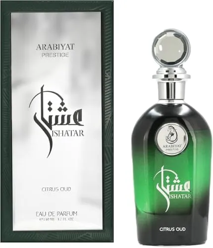 Arabiyat Prestige Ishatar Citrus Oud EDP Eau de Parfum For Women And Men (Unisex), 110 ml Made in UAE