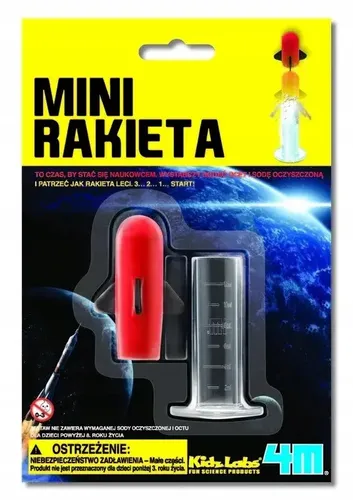 4M Zestaw kreatywny Mini rakieta 5+ 4M Industrial Development Inc. 4893156033055
