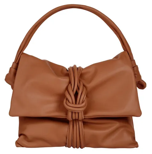 Samantha Look Handtasche Echt Leder Damen | Verspielte italienische Abendtasche im Clean Chic - Damenhandtaschen aus 100% Rindleder, handgefertigt in Italien. Stilvoll und praktisch mit Magnetverschluss und ausreichend Platz für alle Essentials.