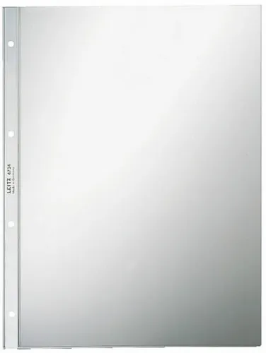 LEITZ Prospekthülle Prospekthüllen A4 80my PVC glasklar VE=10 Stück