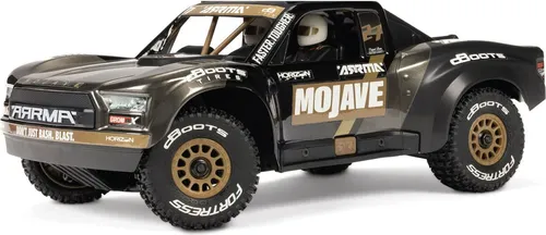 ARRMA MOJAVE GROM 223S BLX RC Truck 2S/3S - RC Short Course Truck mit bis zu 80 km/h, ideal für Off- und Onroad-Abenteuer, bereit zum Fahren und ausgestattet mit leistungsstarkem Brushless-Motor.