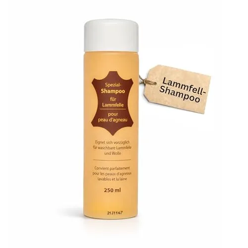 LIRA DEKO Lammfellwaschmittel 250 ml | Bio-Wollwaschmittel mit Lanolin für sanfte Pflege - Sanfte Reinigung für Wolle & Lammfell: Unser Bio-Wollwaschmittel mit Lanolin ist biologisch abbaubar und ideal für die Pflege empfindlicher Fasern. Es reduziert Filzbildung und neutralisiert Gerüche.