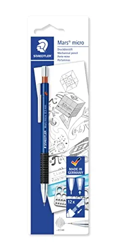 STAEDTLER 775 05BKDA Mars micro Druckbleistift HB, 1 Stück auf Blister