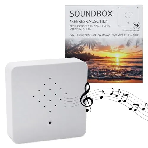 Spetebo Soundbox weiß mit Meeresrauschen