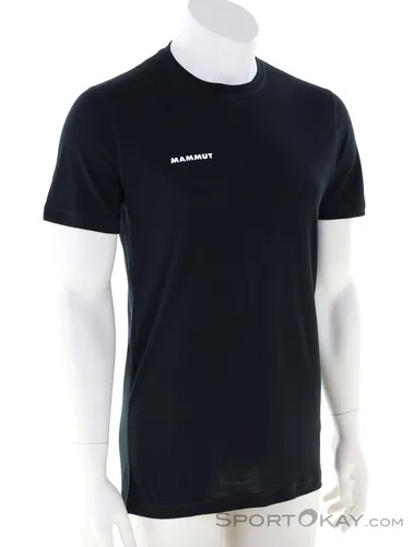 Mammut Tree Wool FL T-Shirt Men Schwarz L - Herren Skitourenunterwäsche, atmungsaktiv und biologisch abbaubar, ideal für Outdoor-Aktivitäten mit hoher Funktionalität und Geruchsneutralität.