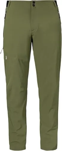 Schöffel Pants Style Blaustein - Trekkinghose Gr 50 Oliv - Wanderhosen in Oliv, Größe 50; leichte und stretchige Trekkinghose mit praktischen Taschen für optimalen Komfort beim Trekking.