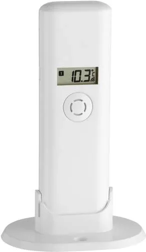 TFA Dostmann 30.3143.IT - Thermosensor Wetterstation, präzise Temperaturmessung bis 100 m Reichweite