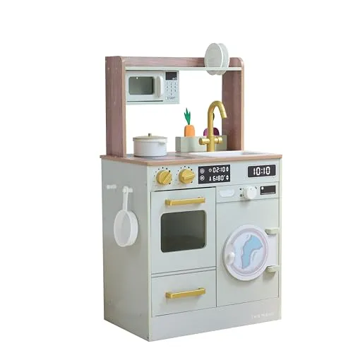 TEAMSON™ KIDS Spielküche Little Chef mit Zubehör Grün - Die Teamson Little Chef Spielküche begeistert Kinder mit realistischen Funktionen und viel Stauraum. Fördert kreatives Rollenspiel und Motorik – ideal für unvergessliche Spielstunden!