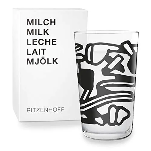RITZENHOFF Milchglas, Schwarz, 7.8 cm in schwarz von Ritzenhoff