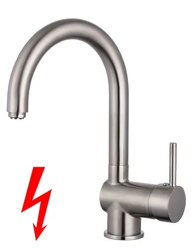 Küchenarmatur Niederdruck Wasserhahn Spültischarmatur Mischbatterie für Küche