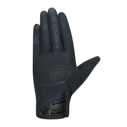 Chiba BioXCell Touring Fahrrad Handschuhe schwarz - Größe M - Fahrradhandschuhe mit anatomischem Gelkissen für optimalen Komfort und Druckentlastung, ideal für lange Touren und perfekte Passform durch atmungsaktive Materialien.