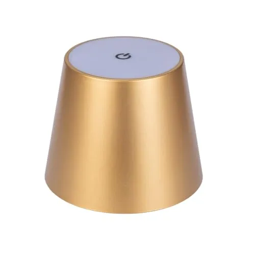 EUROtops Die kreative Flaschenleuchte, LED Akku Tischlampe für Weinflaschen, kabelloses Stimmungslicht mit USB, Upcycling Deko für Flaschen