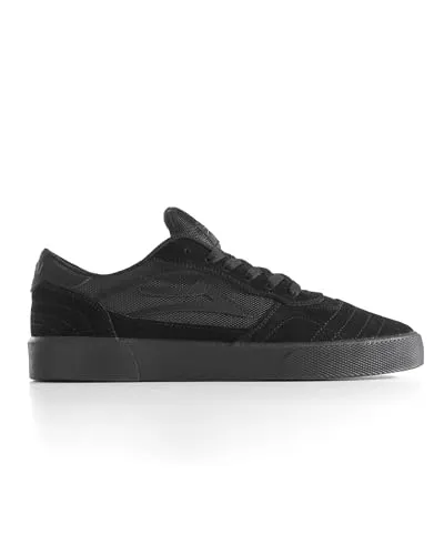Lakai Cambridge Low-Top Skateschuhe Herren – Skateboardschuhe für Herren, griffig & atmungsaktiv, langlebige Skater Schuhe – Schwarz/Schwarz Suede, EU 44,5