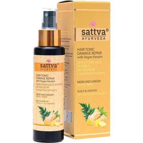 Sattva Ayurveda SATTVA Hair Tonic wcierka do włosów Neem & Ginger 100ml (100 ml) (40162846)