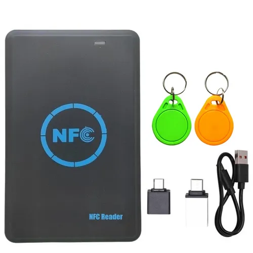 5-Frequenz-RFID--Chip-Duplikator + 2 X UID-Schlüsselanhänger, NFC-Lesegerät2753