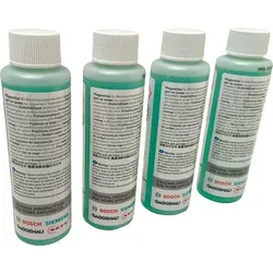 Pflegeset Bosch 00312111 für Trockner - Reinigungsmittel für Wärmepumpentrockner, enthält Pflegeprogramm mit 4x125ml für optimale Gerätelebensdauer und -leistung.