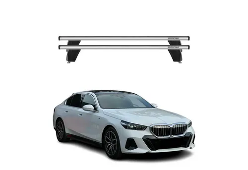OMAC Dachträger für BMW 5 G60 (2024-2025) - Hochwertiger Aluminium-Dachträger, abnehmbar und wasserdicht. Ideal für Fahrrad- und Skiträger, bietet Vielseitigkeit und einfachen Transport für alle Abenteuer.