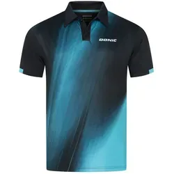 Donic Hemd Fire schwarz/hellblau XXL von Donic-Schildkröt