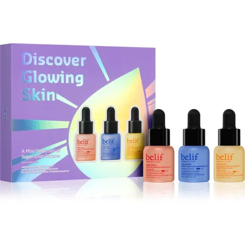 belif Super Drops Discover Glow Skin Kit Geschenkset für perfekte Haut