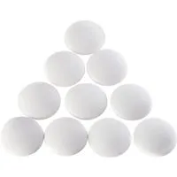 SOTECH 10 Stück Wandpuffer Ø40 mm H 9 mm Weiß Türpuffer Selbstklebend