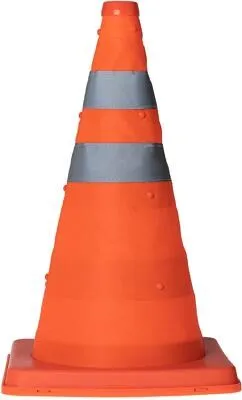 Alca Faltbarer Sicherheitskegel, 25x25x40cm, orange