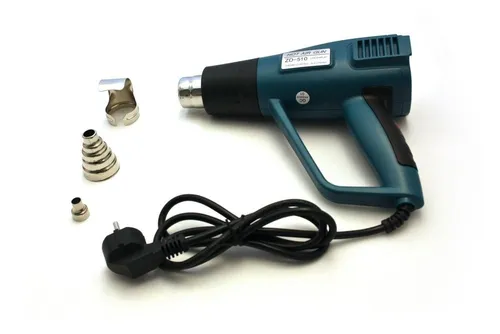 Heißluftpistole Heißluftfön Heißluftgebläse Temperaturanzeige 3 Aufsätze ZD-510