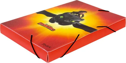 Stylex Schreibwaren Organisationsmappe DRAGONS Heftbox / DIN A4 / aus PP