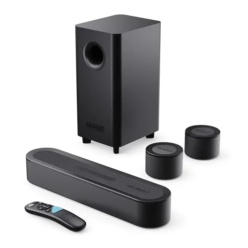 MAJORITY Bowfell Halo Soundbar für TV Geräte | 230W 5.1 Dolby Surround Sound