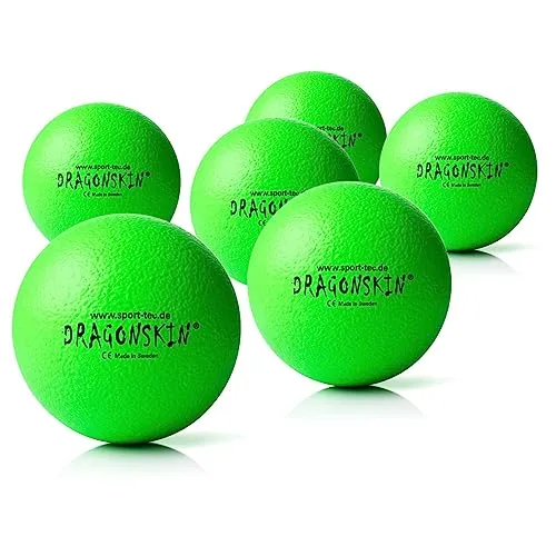 Schaumstoffball Dragonskin Neon, ø 16 cm, 6er Set von Sport-Tec