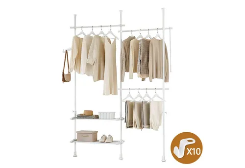 SoBuy Kleiderständer FRG34 in weiß von SoBuy