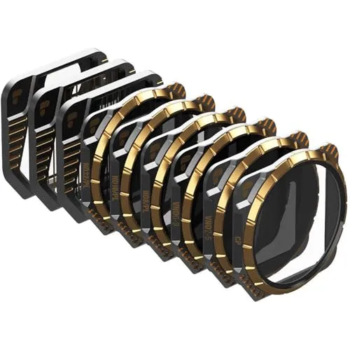 PolarPro -DJI Mavic 3 - Directors Collection - 9-Pack - Filters - Color Accuracy - AirFrame 4.0 - Filter for The Mavic 3 and Mavic 3 Cine - CinemaSeries