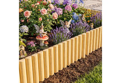 Gartenzaun Holz 176 cm x 30 cm – Robust und Wetterfest - Hochwertiges Zaunelement aus Tannenholz, ideal für Garten und Hundebereich. Wasserresistent und korrosionsbeständig – für eine langlebige Nutzung im Freien.
