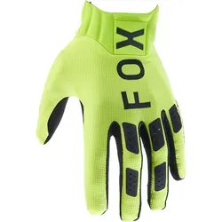 FOX Flexair Motocross Handschuhe XL, gelb - Motorradhandschuhe mit formgepresster Neopren-Manschette und perforierter ClarinoTM Handinnenfläche für optimalen Grip und Komfort.