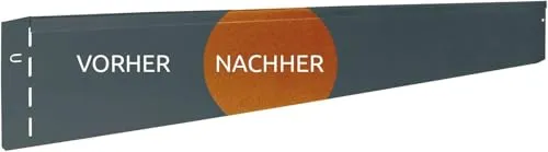 bellissa Rasenkante Metall Corten-Stahl 118x13cm – Flexible Beeteinfassung für saubere Rasen- & Beetabgrenzung - Hochwertige Rasenkante aus Cortenstahl mit natürlicher Rostpatina für einen stilvollen Garten. Einfache Installation ohne Schrauben und witterungsbeständig – ideal für klare Abgrenzungen und reduzierte Pflege.