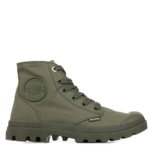 Palladium PAMPA MONOCHROME Sneaker Boots Unisex Grün 47 EU - Herren-Sneaker aus 100% Baumwolle mit Gummi- und EVA-Ausschnitt, ideal für Komfort und Stil in jeder Situation.