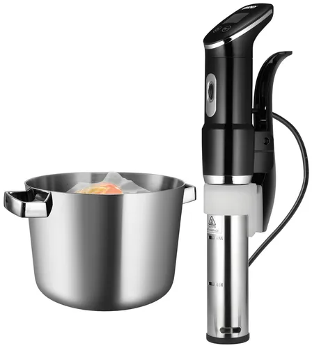 Unold Sous-Vide-Garer 58915 Time - 1300 Watt, präzise Temperaturregelung bis 95°C, ideal für gesundes und schmackhaftes Garen