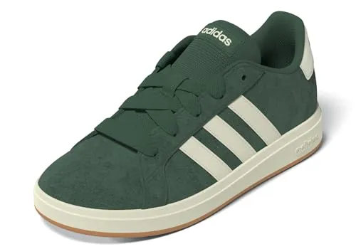 adidas Grand Court 00s Kids Schuhe - Sneaker in Collegiate Green mit Schnürverschluss, ideal für aktive Kids und stylische Freizeitlooks.