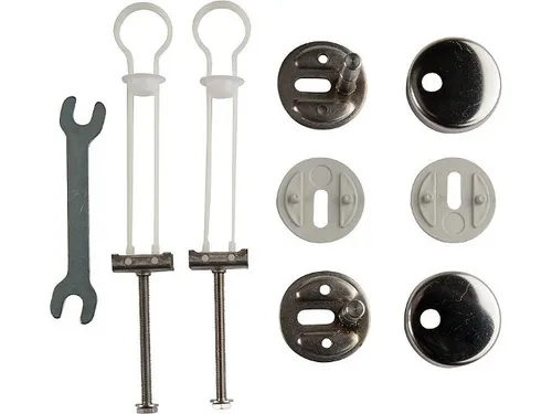 Villeroy Boch WC-Sitz Universalkippstrippanker-Ersatzscharnier - Quick Release für einfache Montage und Reinigung, ideal für jeden WC-Sitz