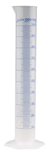 RS PRO Polypropylen Messzylinder, 1L, ø 66 mm, L. 440 mm von RS PRO