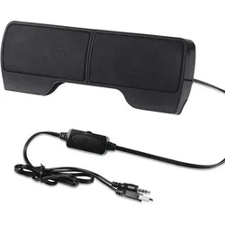 P01C 6W mini tragbarer Lautsprecher über 3.5mm Klinke USB für Laptop PC Notebook