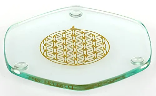 Energy Plate 9 cm in gold von Natures-Design