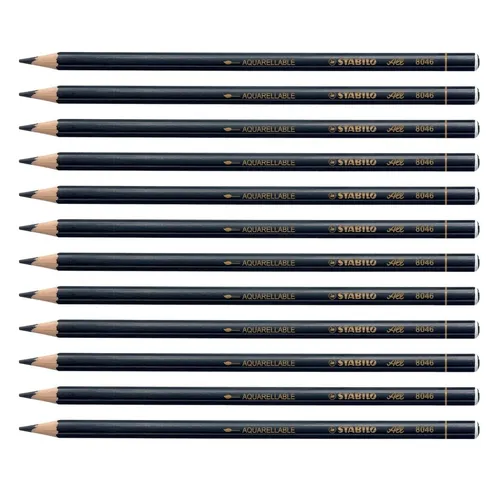 Produktbild  Stabilo All 8046 schwarz 12er Pack 1,16€/Stück