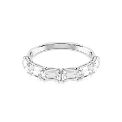 Swarovski Armreif Millenia - Eleganter Schmuck für jeden Anlass - Armschmuck mit Swarovski® Kristall in silberfarben, ideal als Geschenk für Geburtstage oder Weihnachten. Perfekt kombinierbar mit verschiedenen Outfits für Büro, Urlaub oder Feierlichkeiten.