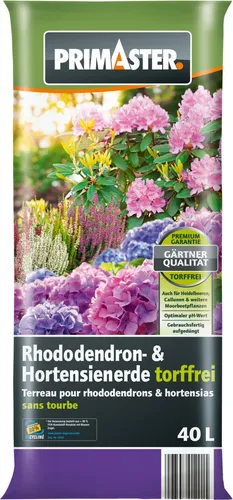 Primaster Hortensien- & Rhododendron Erde torffrei 40 L