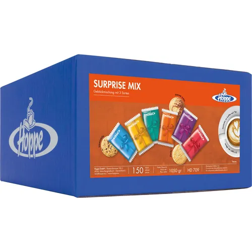 Hoppe Surprise Mix Mischung 150 einzeln verpackte Kekse 1050g