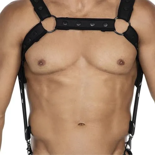 CUT4MEN NEO Gurtzeug, Schwarz, Einheitsgröße
