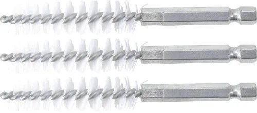 BGS-3078-13-N Nylonbürste 13 mm Antrieb Außensechskant 6,3 mm (1/4) 3-tlg.