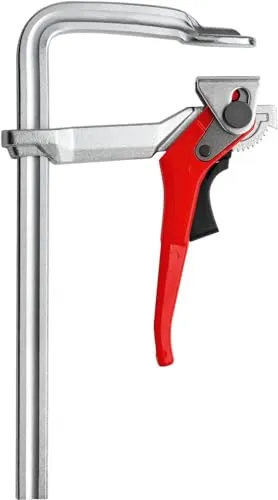 Bessey Einhandzwinge classiX GSH40 - 400mm Spannweite - Schraubstöcke, Schraubzwingen & Spannvorrichtungen. Optimierte Profilform für gleichmäßigen Spannkraftaufbau, bis zu 5x schneller als herkömmliche Zwingen und sehr hohe Spannkraft bis zu 7.500 N.
